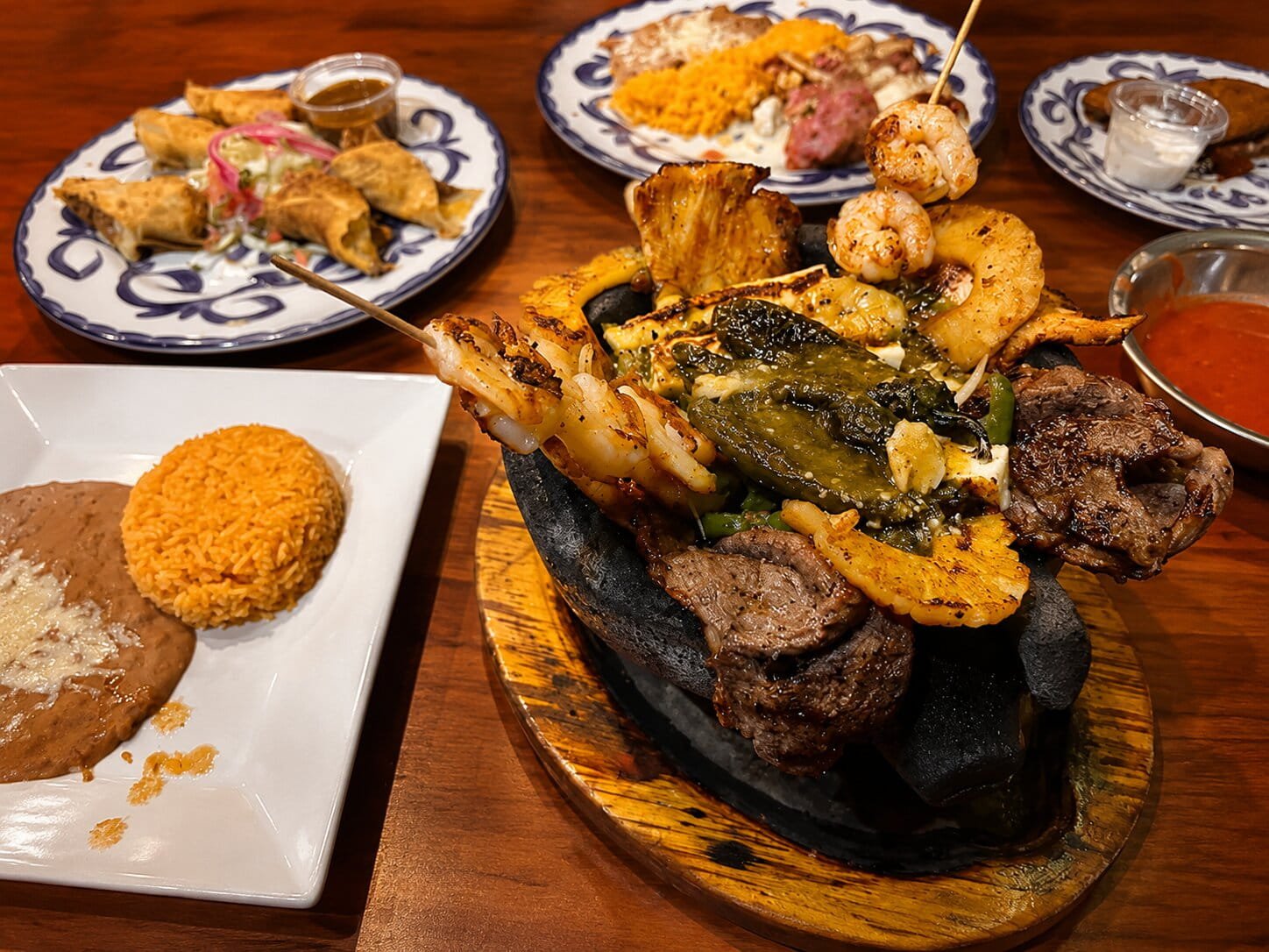 Food at Tlaquepaque Mexican Restaurant
